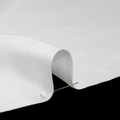 Washed Silk Twill 18mm - Off-White