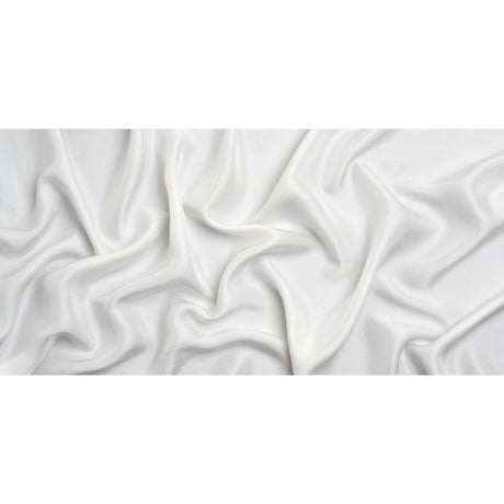 Washed Silk Twill 18mm - Off-White