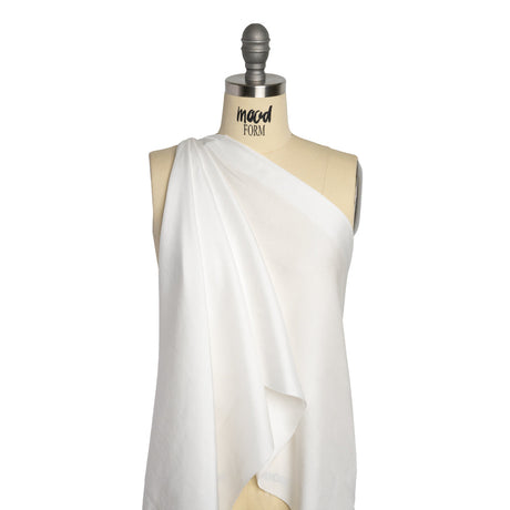 Washed Silk Twill 18mm - Off-White