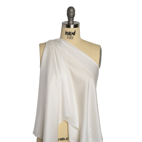 Washed Silk Charmeuse 19mm - Off-White