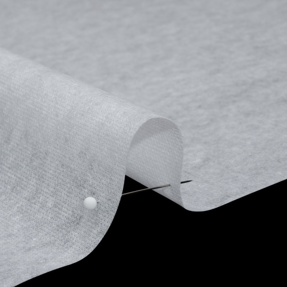 Non-Woven Fusible Interlining, Single Faced - White