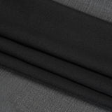 Lightweight Woven Fusible Interlining Single Side by Helmut Lang - Black - Made in America