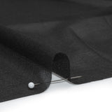 Lightweight Woven Fusible Interlining Single Side by Helmut Lang - Black - Made in America