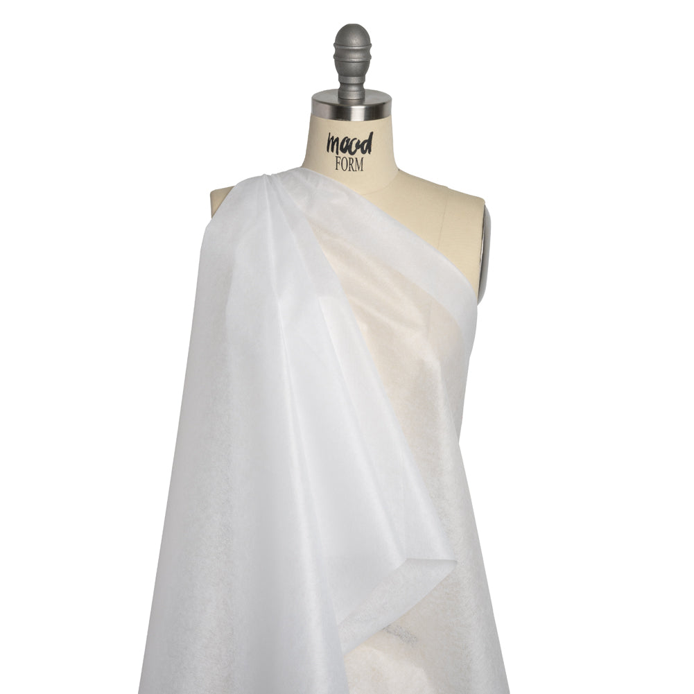 Non-Woven Fusible Interlining, Single Sided by Helmut Lang - White