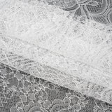 Chantilly Lace - White Floral and Scrollwork