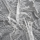 Chantilly Lace - White Floral and Scrollwork