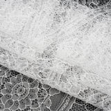 Re-Embroidered Chantilly Lace - White Ornate Floral