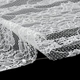 Re-Embroidered Chantilly Lace - White Ornate Floral