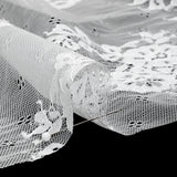Re-Embroidered Lace - White Floral Bouquet