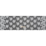 Re-Embroidered Lace - White Floral Bouquet