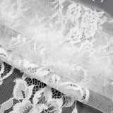 Chantilly Lace - White Floral and Swirl Borders