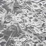 Chantilly Lace - White Floral and Swirl Borders