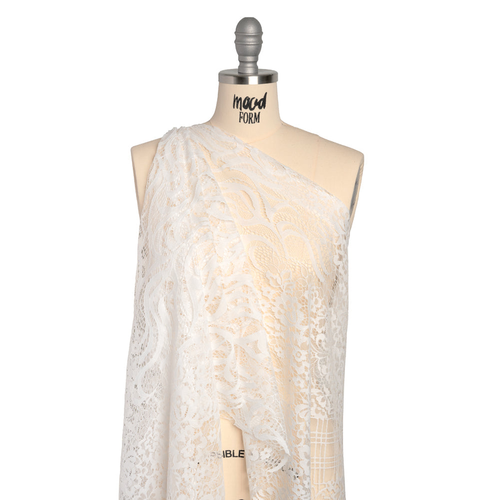 Chantilly Lace - White Floral Lattices