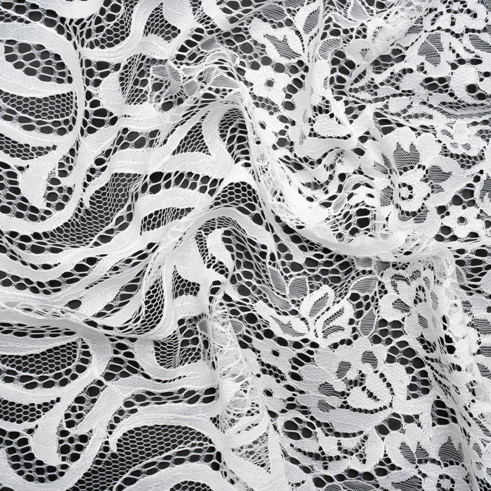 Chantilly Lace - White Floral Lattices