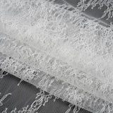 Bridal Lace - Lustrous White Floral Ogees