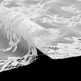 Re-Embroidered Lace - White Flowers and Leaves