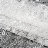 Chantilly Lace - White Overgrown Florals