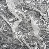 Chantilly Lace - White Overgrown Florals