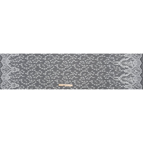 Chantilly Lace - White Ditsy Floral and Elegant Border
