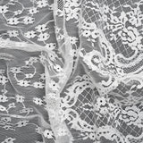 Chantilly Lace - White Ditsy Floral and Elegant Border