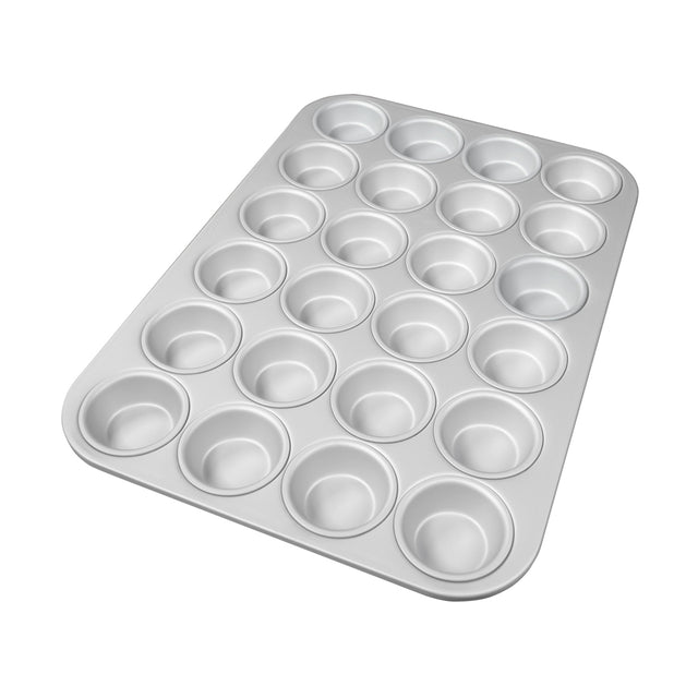 Fat Daddio's Anodized Aluminum 24-Cup Mini Muffin/Teacake Pan