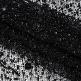 Beaded Novelty Lace - Black Little Charms