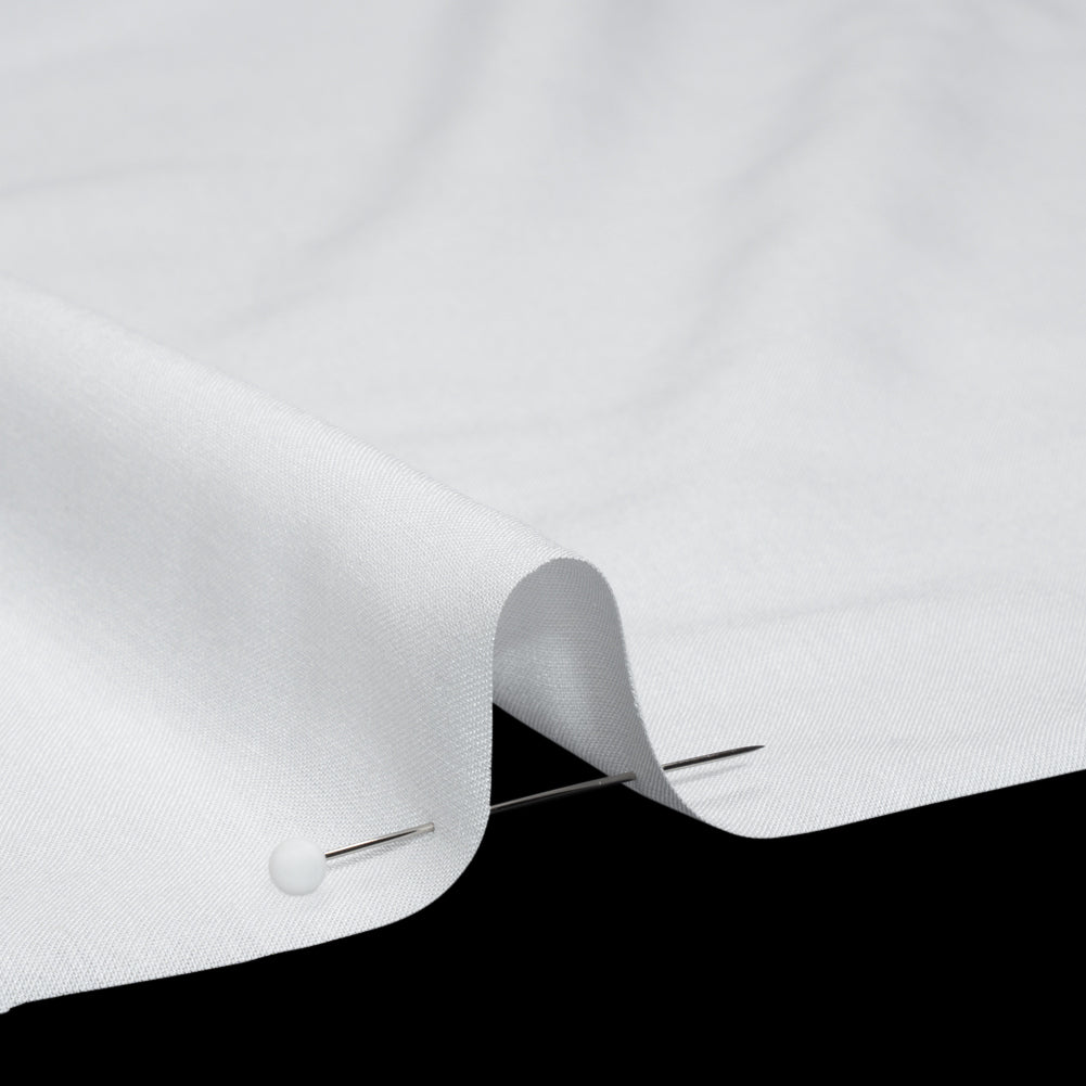 Medium-weight Rayon Batiste - White - Loreto Collection