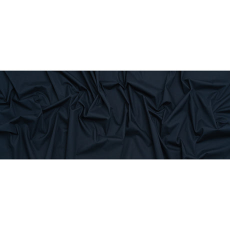 Stretch Cotton Poplin - Navy - Chancay Collection