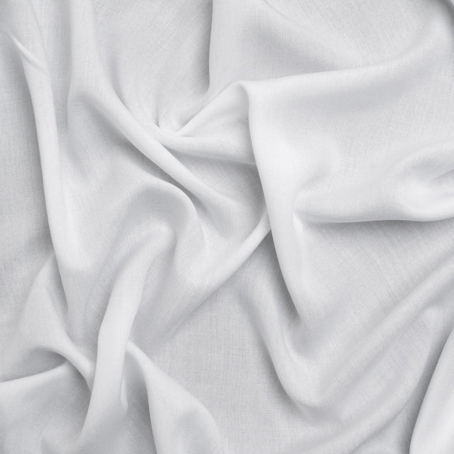 Lightweight Rayon Challis - White - Baja Collection