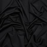 Stretch Recycled Polyester Jersey, Wicking with Odorless Finish - Black