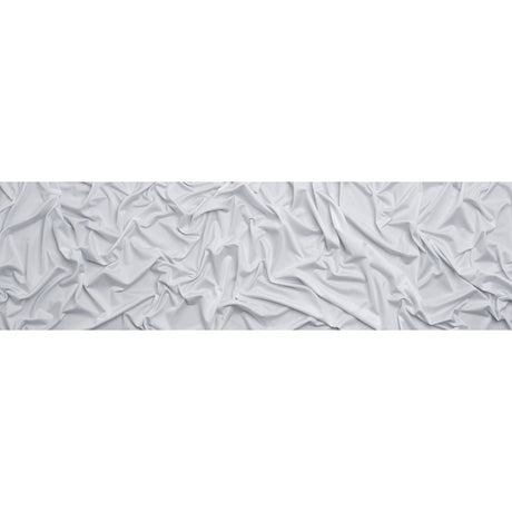 Stretch Recycled Polyester Jersey, Wicking with Odorless Finish - White