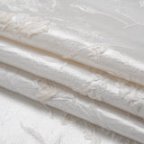 Metallic Luxury Brocade - White Tonal Floral