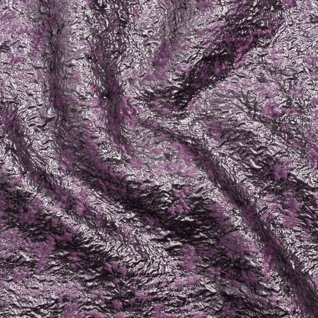 Metallic Luxury Brocade - Purple Abstract