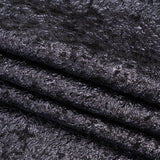Metallic Luxury Brocade - Black and Navy Abstract