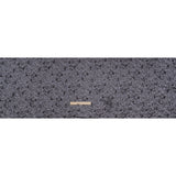 Metallic Luxury Brocade - Black and Navy Abstract