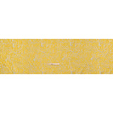 Metallic Luxury Brocade - Sunshine Yellow and Silver Floral Outlines