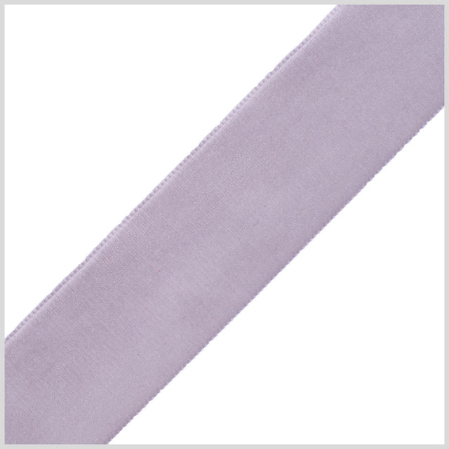 1.375" Gray Nylon Velvet Ribbon