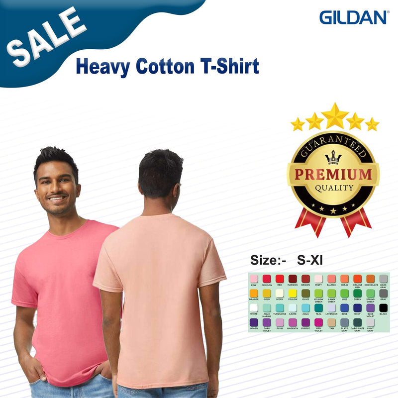 GildanÂ® Heavy Cotton Short Sleeve Crewneck T-Shirt