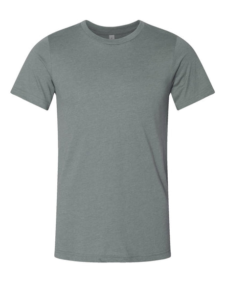 BELLA + CANVAS CVC Crewneck Short Sleeve Jersey Tee in Athletic Heather
