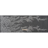 Beaded and Sequined Lace - White Leafy Border