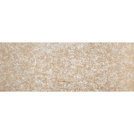 Embroidered and Applique Lace with Gold and Silver Beads and Sequins - Beige Floral Confetti