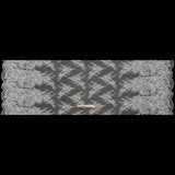 Corded Chantilly Lace with Finished Edges - Ivory Tropical Leaves and Flowers