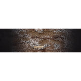 Silk Charmeuse Print - Black, Brown and White Leopard Spots Ombre