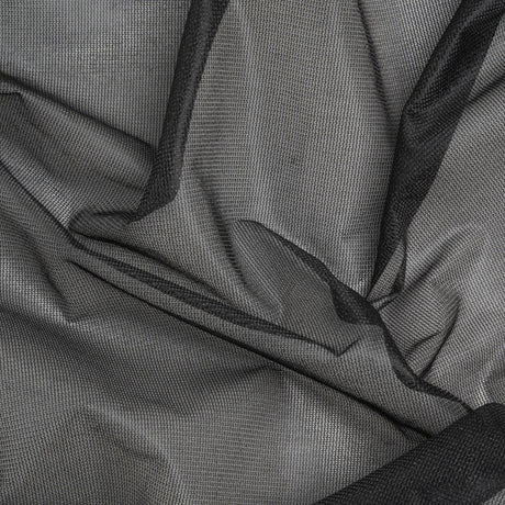 Mesh Fusible Interlining Single Side - Black