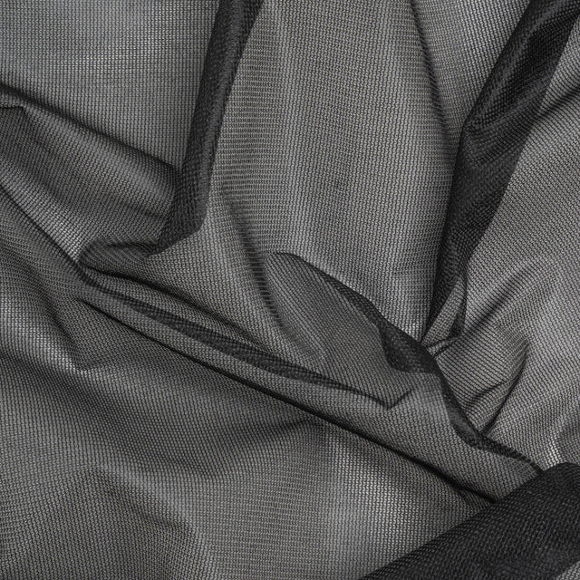 Mesh Fusible Interlining Single Side - Black