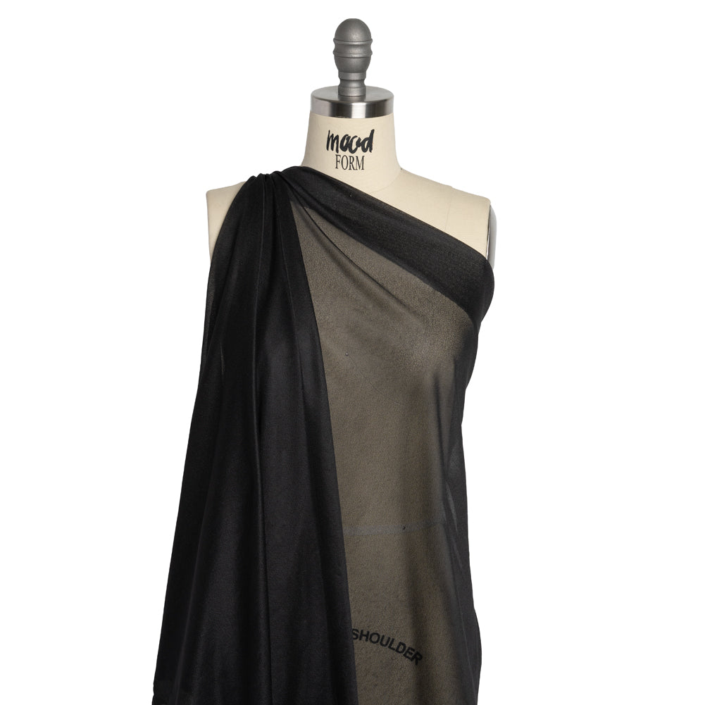 Knit Fusible Interlining, Single Sided - Black