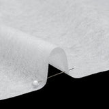 Crisp Non-Woven Fusible Interlining, Single Sided by Theory - White