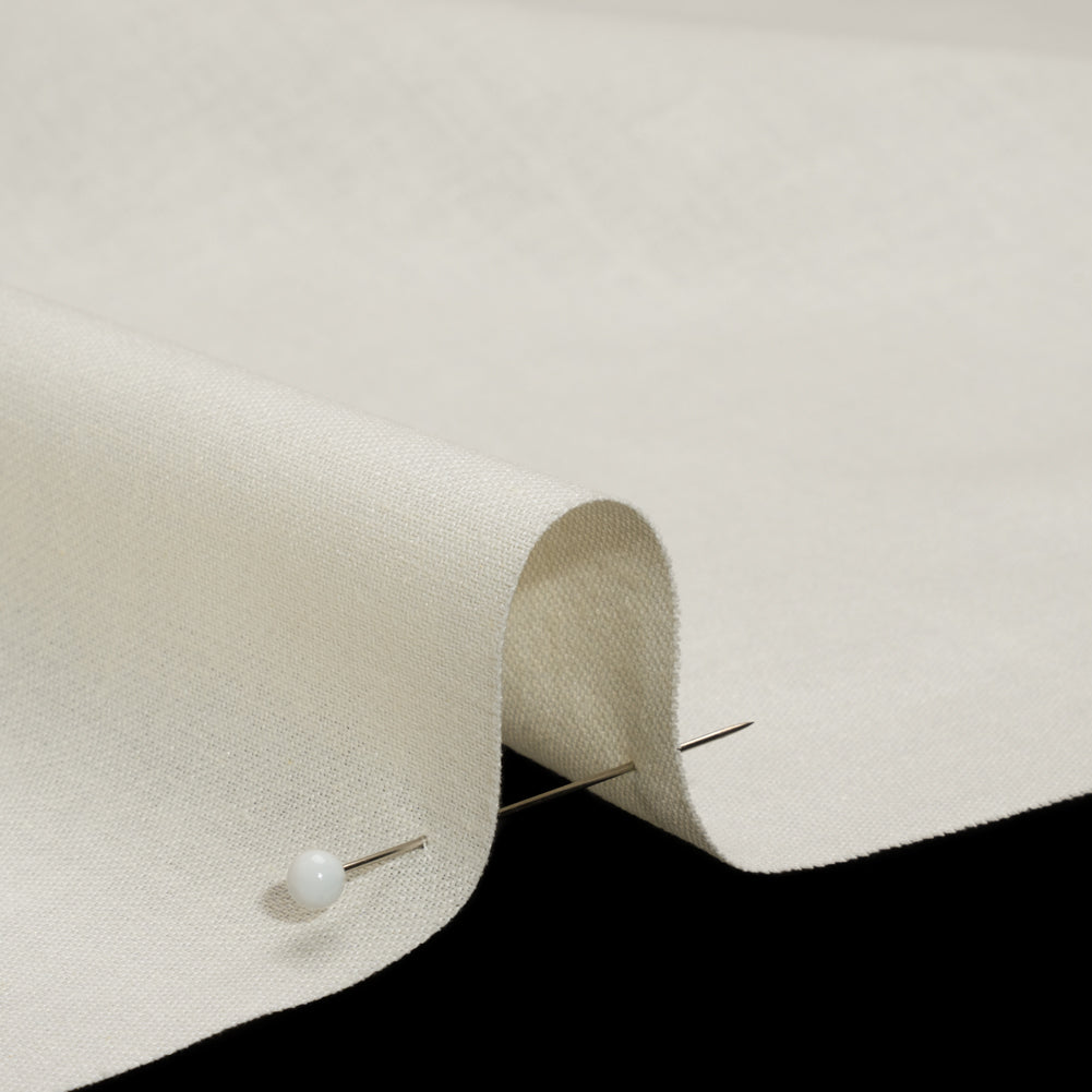 Poly-Cotton Twill Pocketing Fabric by Theory - Ivory