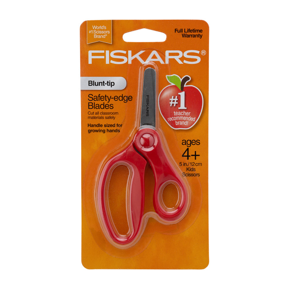 Safety Edge Blunt-Tip Kid's Scissors by Fiskars - Assorted Neon Colors