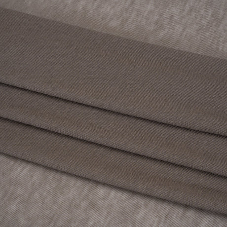 Featherweight Polyester Interlock Knit - Gray - Designer Deadstock